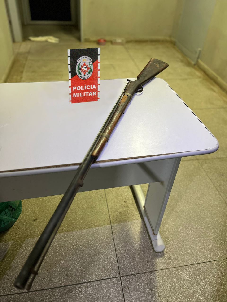 Polícia Militar apreende arma de fogo em Teixeira, nesta quarta-feira (10)