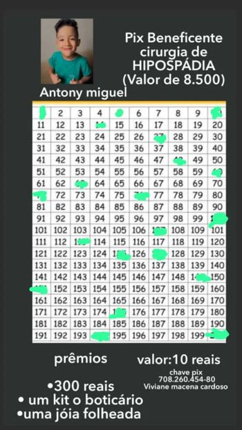 Família de Teixeira cria campanha para custear cirurgia de HIPOSPÁDIA que custa R$ 8.500, em criança de 5 anos; veja como ajudar