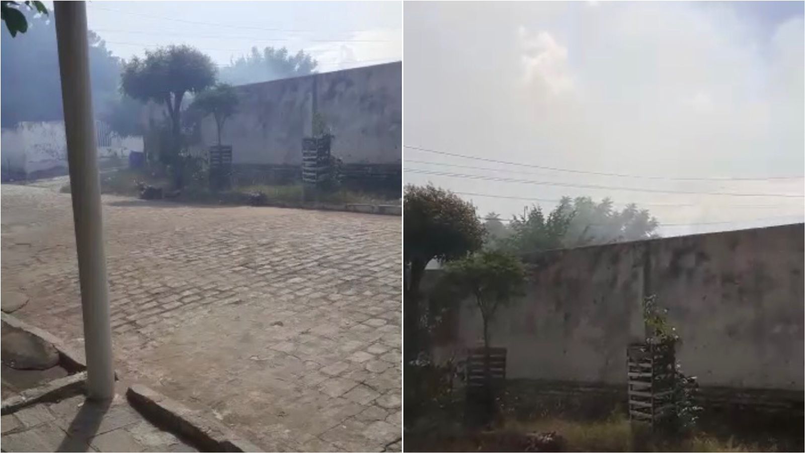 Moradores do bairro da Vitória, em Patos, denunciam queimada ilegal em terreno próximo a residências