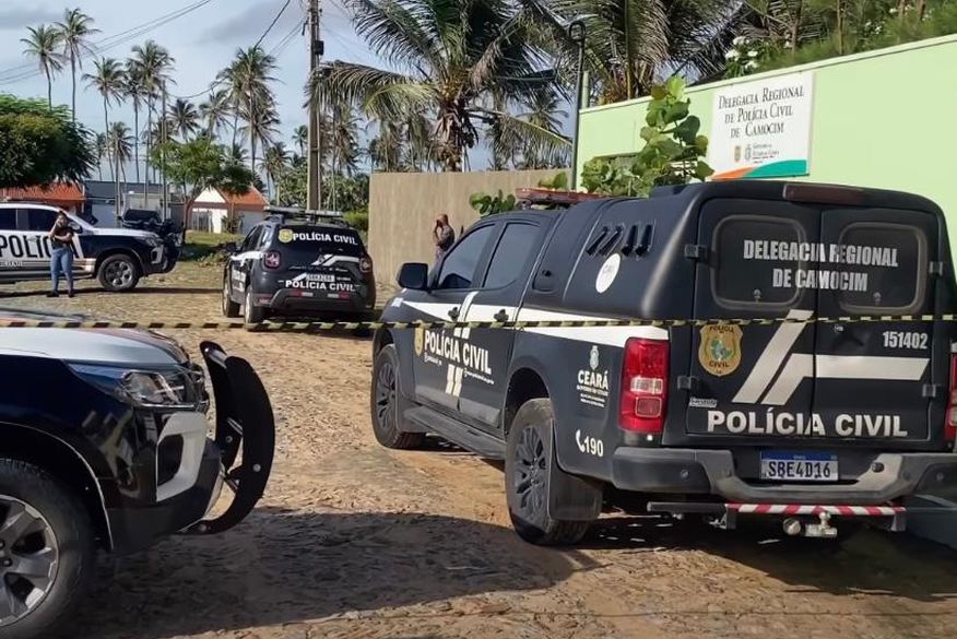No Ceará: Policial civil mata quatro colegas de trabalho em delegacia, foge em viatura e depois se entrega