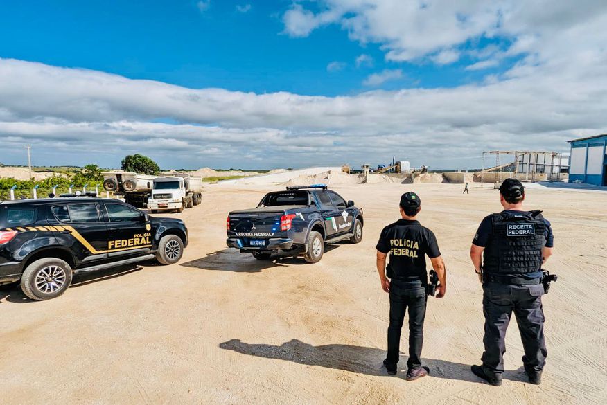 Polícia Federal deflagra operação contra esquema de extração e comércio irregular de minérios em Junco do Seridó, Campina Grande e Parelhas/RN