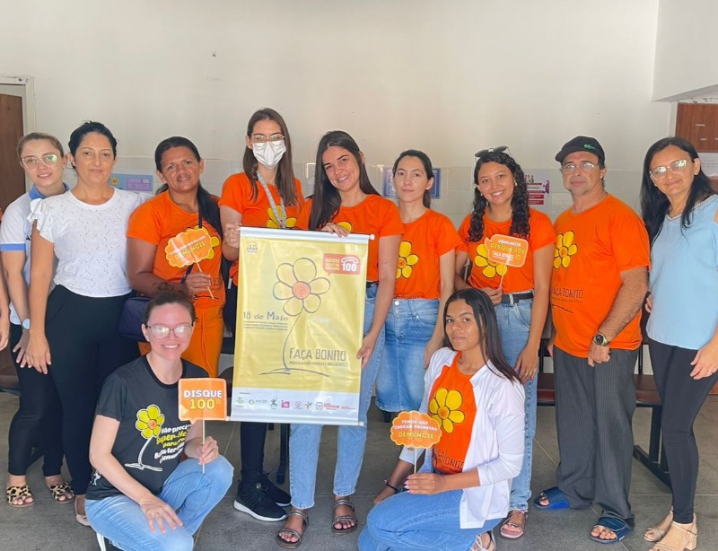 Equipe do CRAS e Conselho Tutelar de Passagem-PB realizam caminhada contra abuso e exploração de crianças e adolescentes