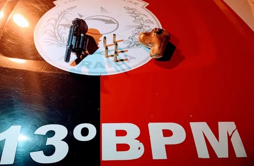 Homem é preso após efetuar disparo de arma de fogo, em Itaporanga