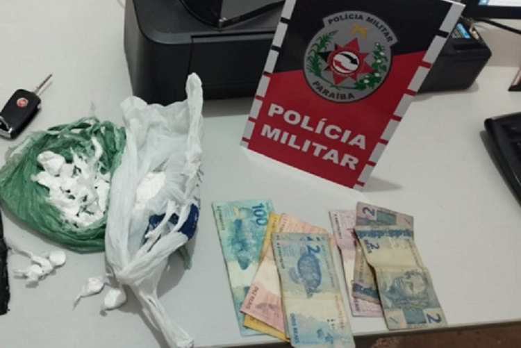 PM de São José de Piranhas prende o mesmo casal duas vezes em menos de 72 horas por tráfico de drogas