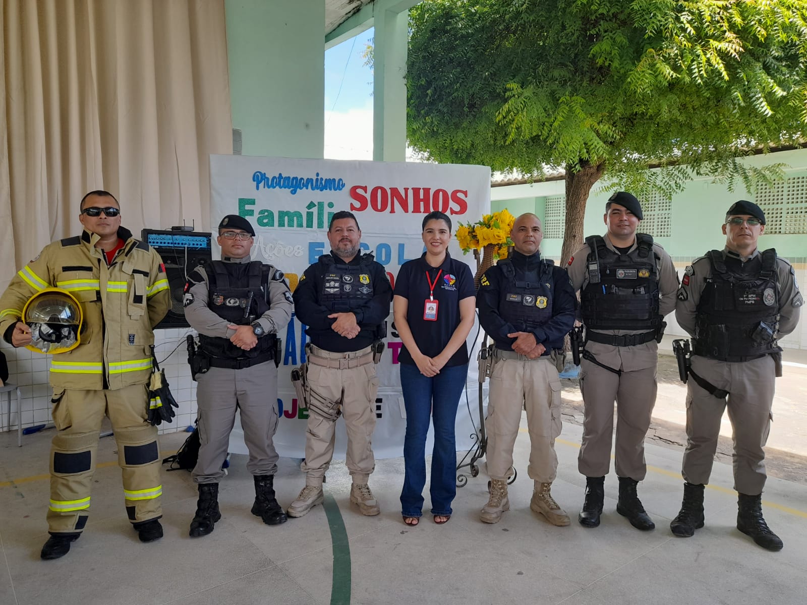 Polícia Militar participa da 2ª semana das profissões, em Teixeira-PB