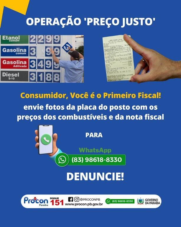 Operação 'Preço Justo' fiscalizará postos de combustíveis em busca de redução dos preços