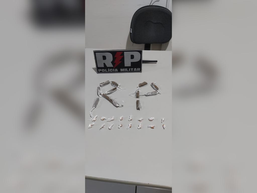 Polícia Militar apreende drogas em operação no Bairro Santa Clara, em Patos
