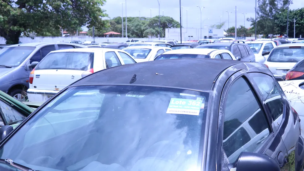 Detran-PB realizará leilão com mais de 1,8 mil veículos disponíveis; confira as datas