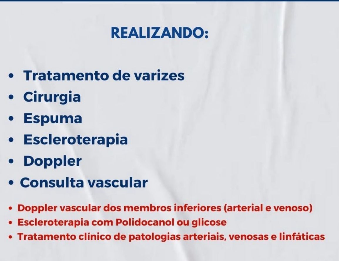 Cuide da sua saúde vascular com o Dr. Edgley Almeida, especialista em Cirurgia Vascular que agora atende na cidade de Patos. CONFIRA