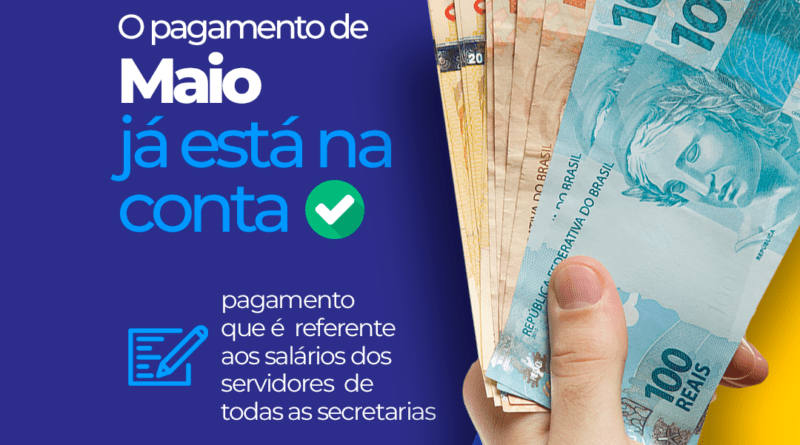 Prefeitura de Catingueira-PB realiza pagamento antecipado da folha salarial de maio