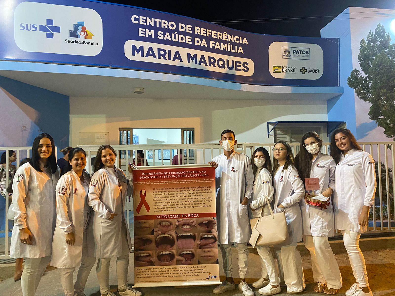 Campanha do Maio Vermelho em Patos é um sucesso na prevenção e diagnóstico do câncer de boca 