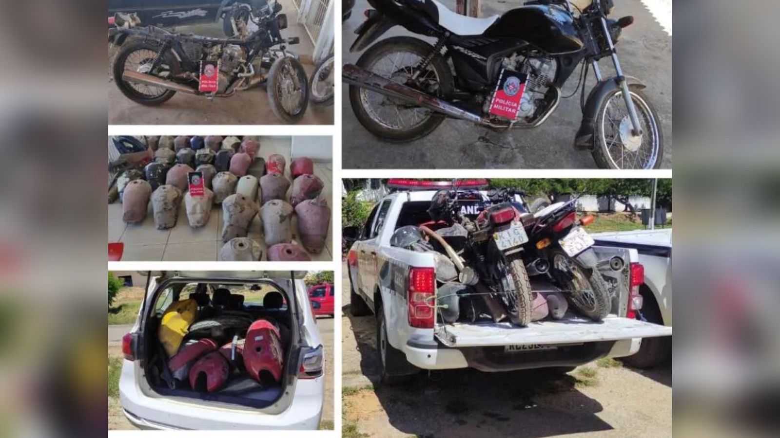 Polícia Militar recupera moto roubada, prende acusados de roubo e fecha desmanche na zona rural de Água Branca-PB