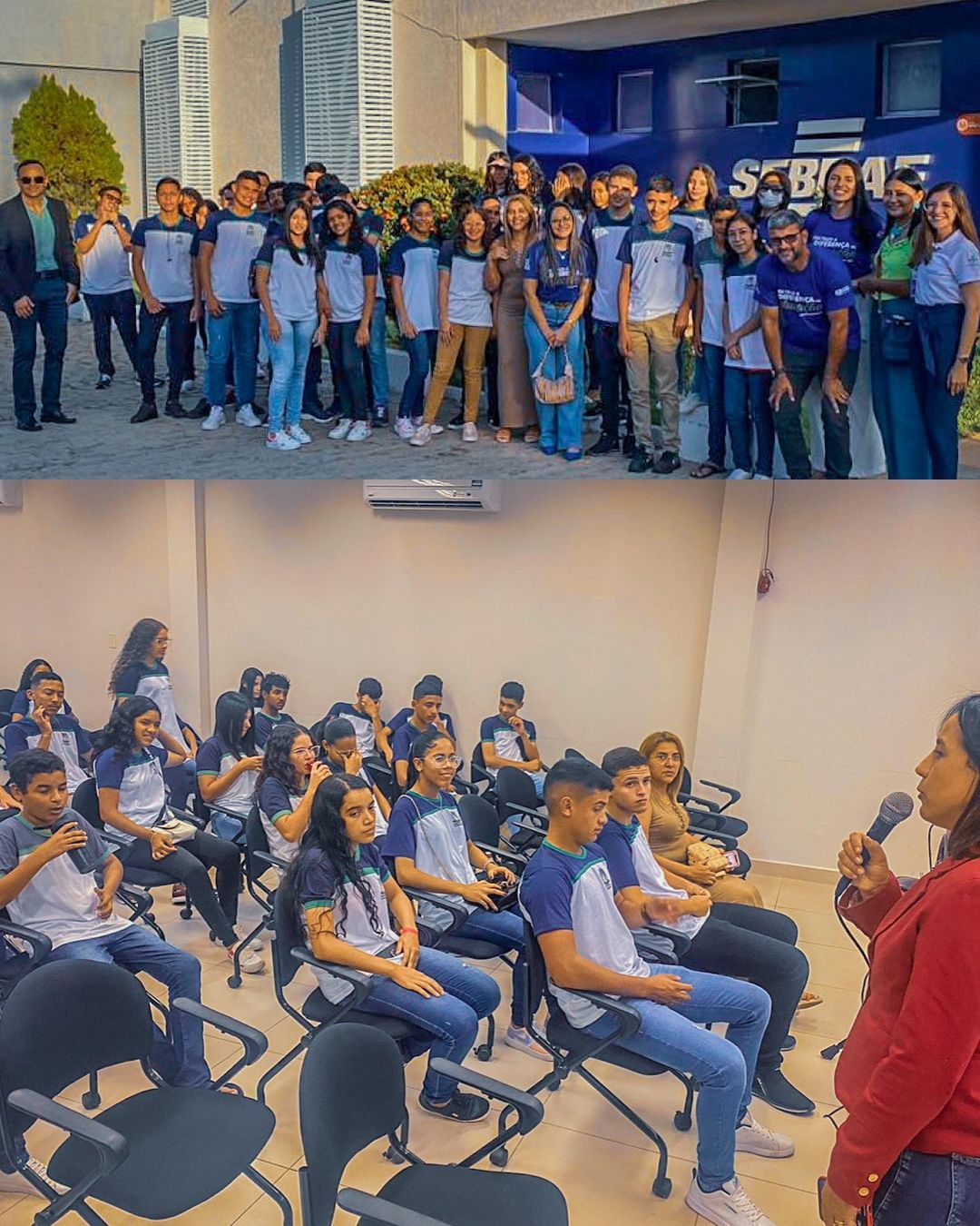 Alunos de Salgadinho-PB participam de visita técnica à Agência Regional do SEBRAE, em Patos/PB