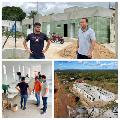 Prefeito Dr. Jefferson visita várias obras em andamento no Município