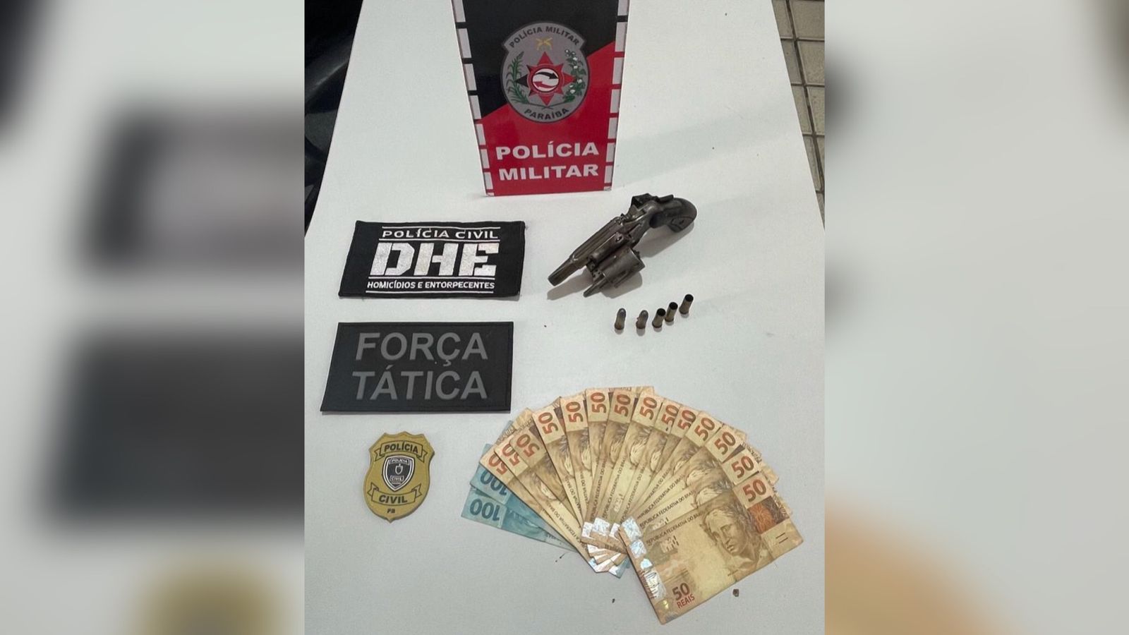 Polícias Militar e Civil apreendem arma de fogo após confronto com suspeitos na zona rural de São Bento
