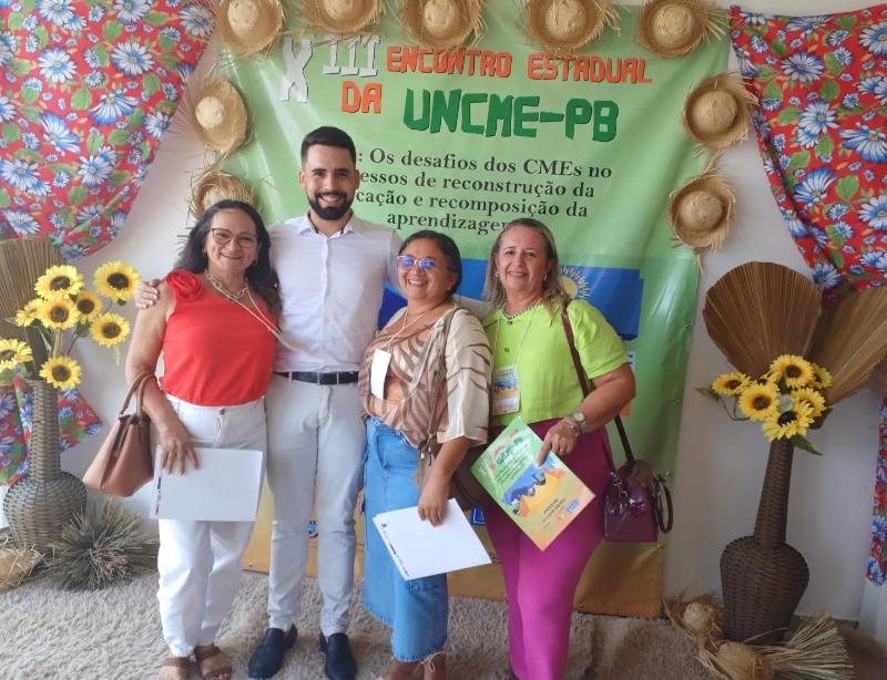 Representantes da Educação Municipal de Passagem participam do XIII Encontro Estadual da UNCME-PB