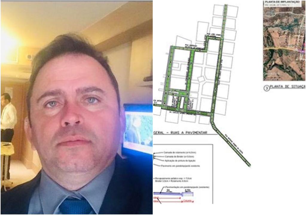 Prefeito de São José de Espinharas-PB comemora liberação da pavimentação asfáltica das travessias urbanas