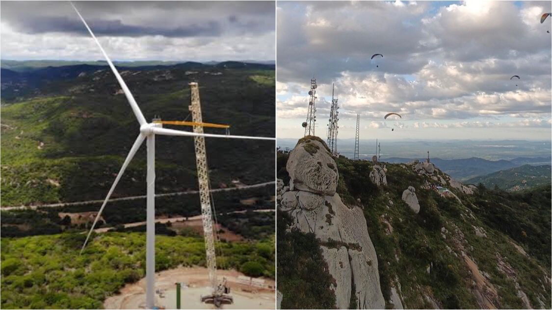 Secretário de Meio Ambiente de Matureia confirma que instalação de torres eólicas estão mantidas, mesmo com criação do Parque Nacional da Serra do Teixeira. VÍDEO
