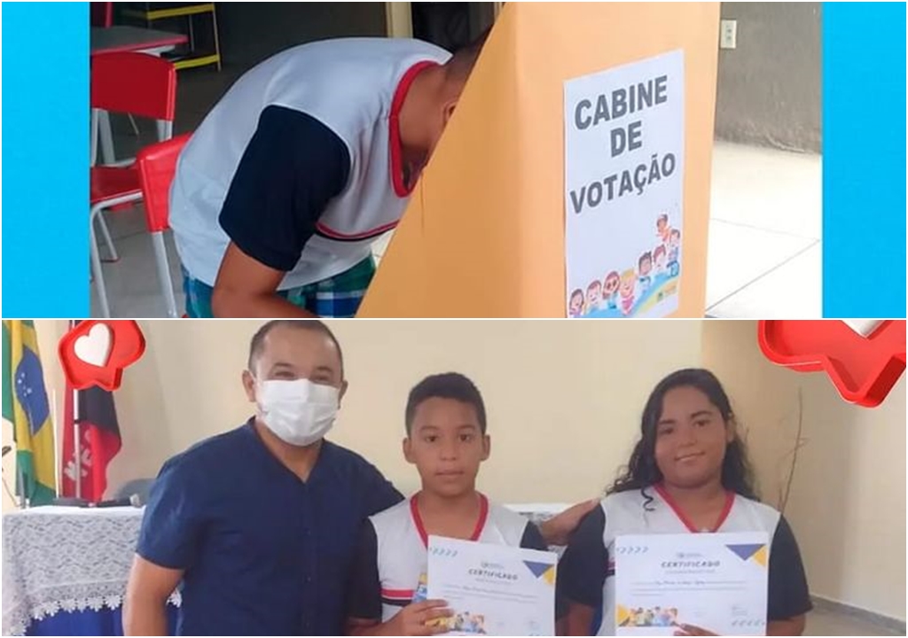 Escola pública de Mãe d’Água realiza eleição e empossa representantes de Turma