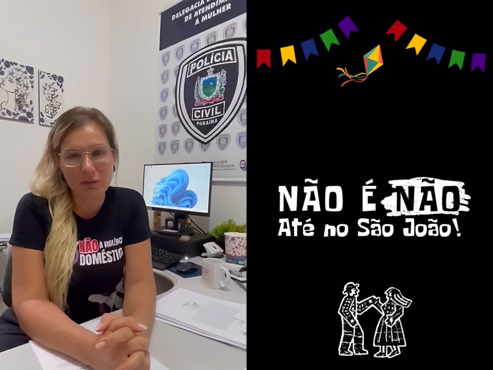 Não é não, também no São João! Delegada da Mulher fala sobre como denunciar assédio no período junino