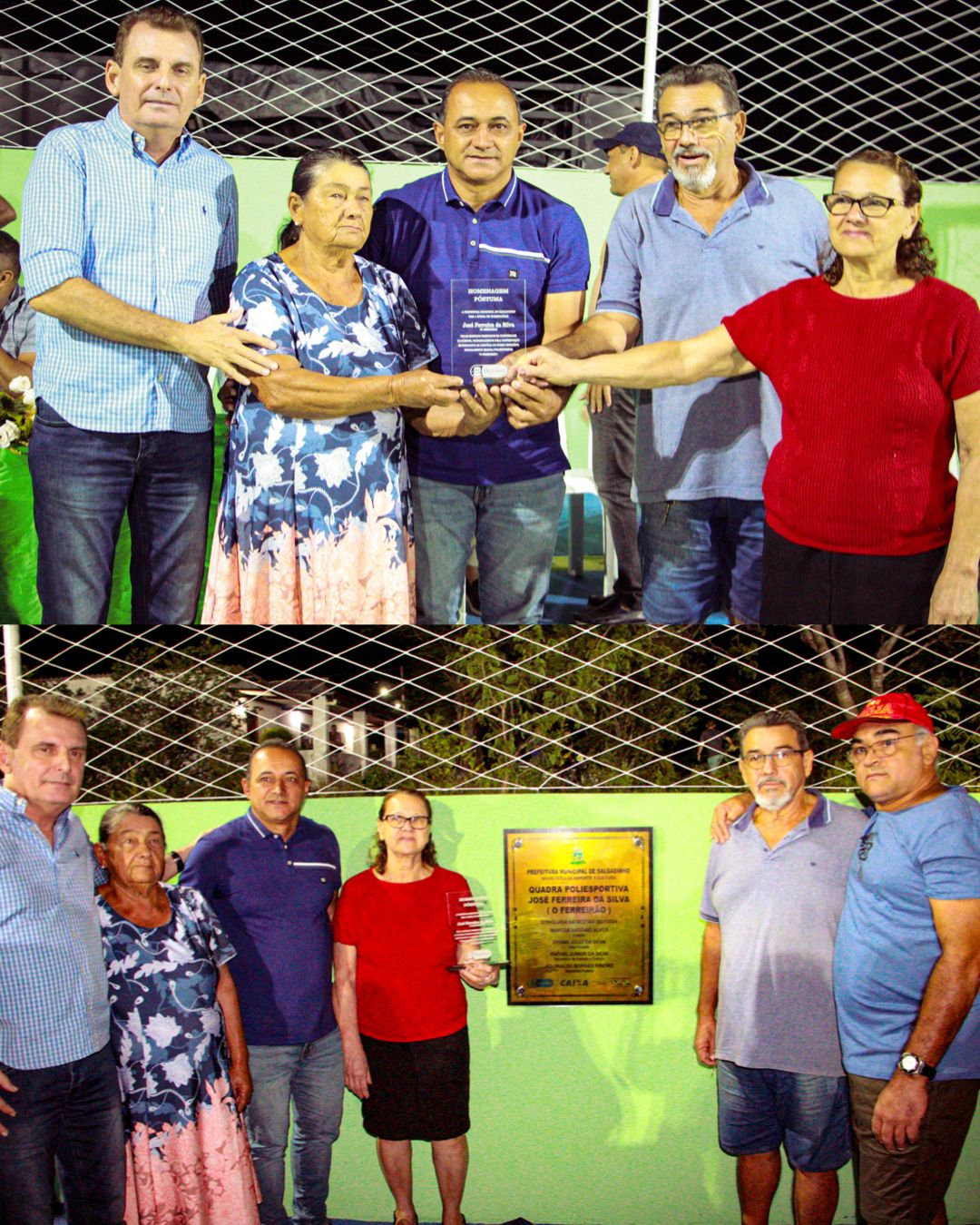 Prefeitura de Salgadinho-PB inaugura quadra poliesportiva e praça pública, proporcionando benefícios para a comunidade