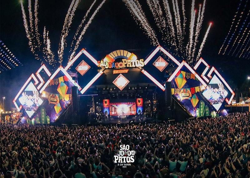 Primeira noite do São João de Patos 2023 terá show pirotécnico silencioso
