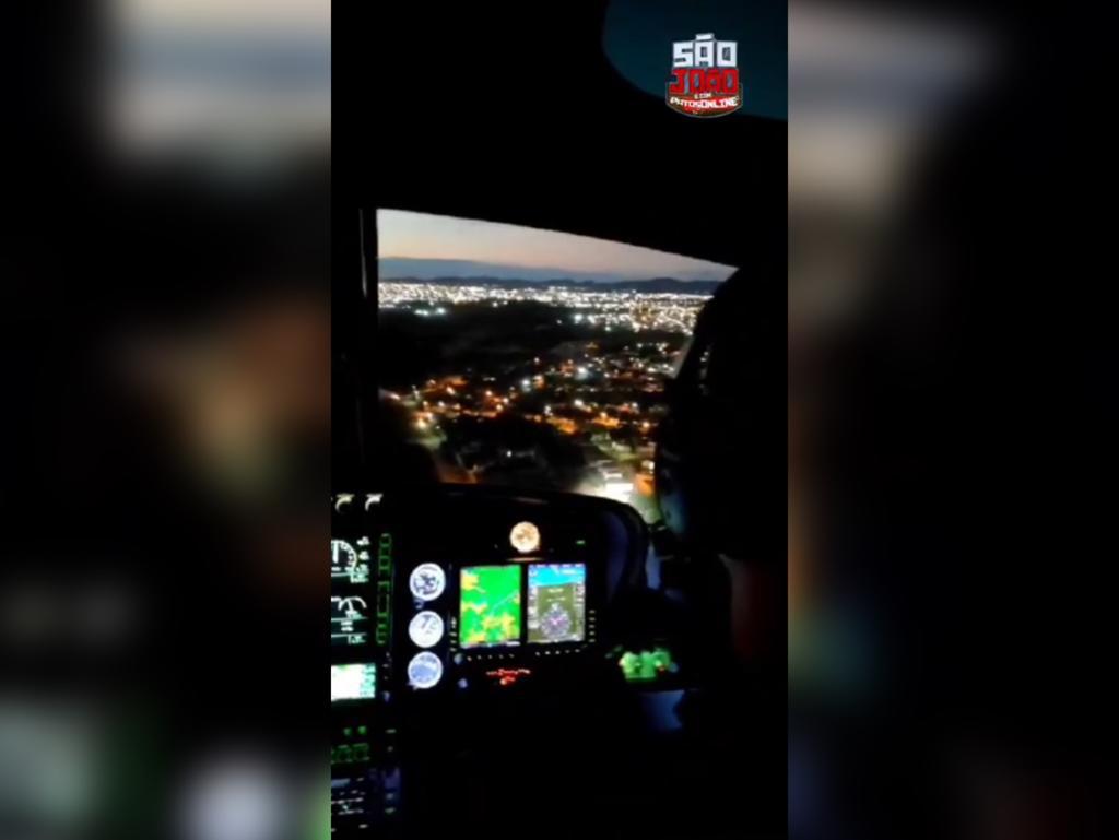 3º BPM divulga imagens noturnas de Ações de fiscalização e Patrulhamento Aéreo durante a abertura do São João de Patos. Veja