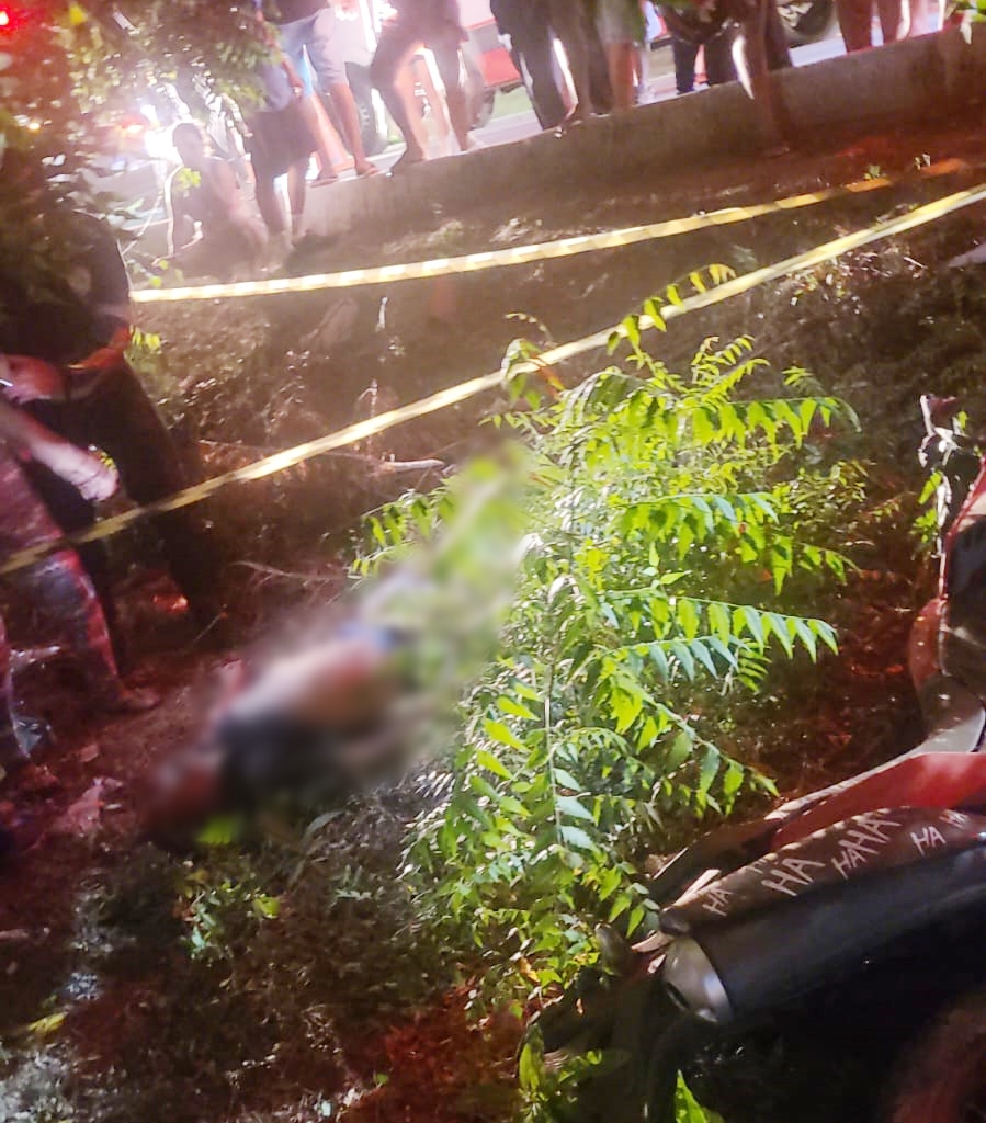 Em Patos: Grave acidente de motocicleta resulta em óbito no Noé Trajano na noite desta segunda-feira (19)