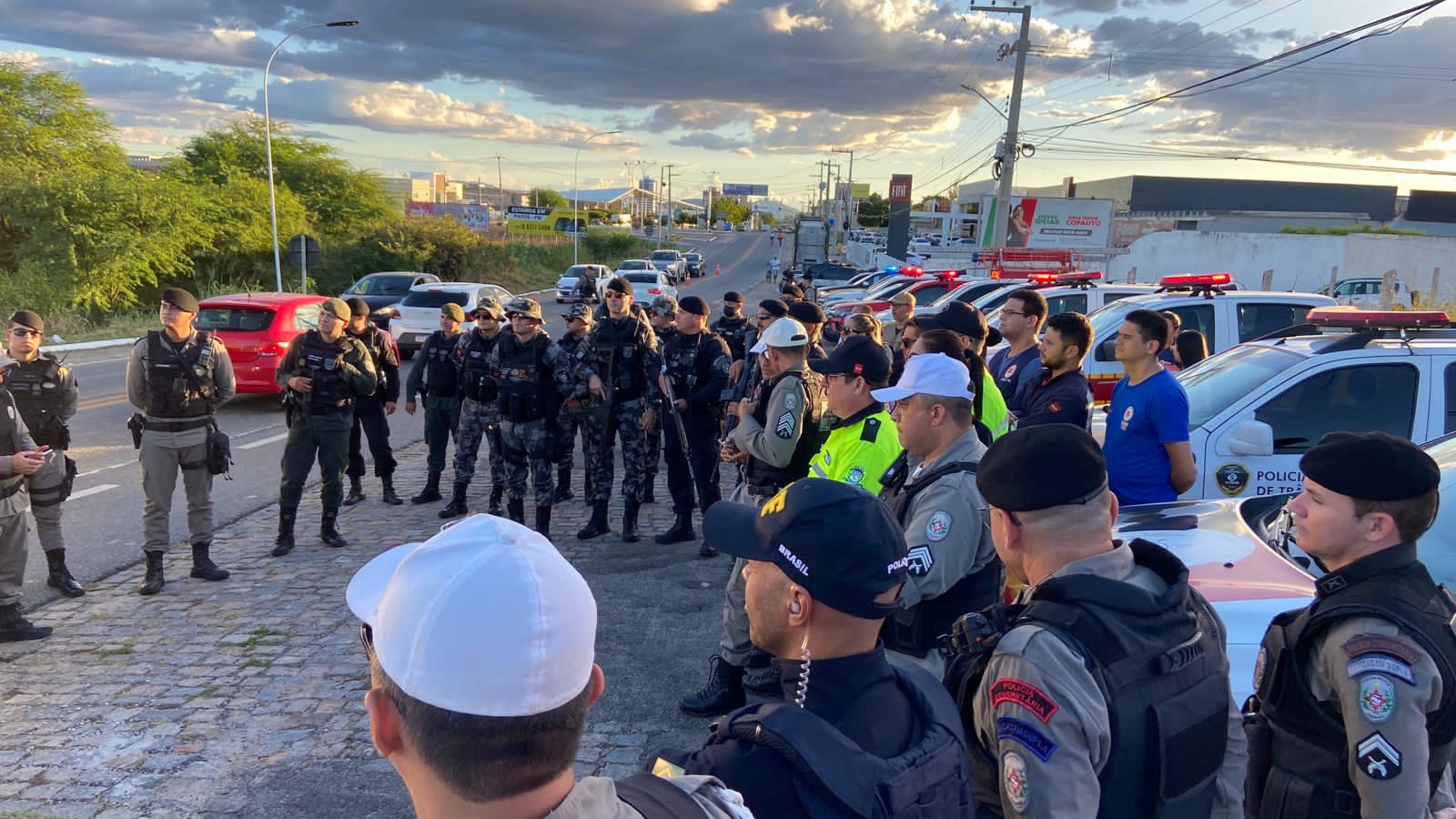 Forças de segurança atuam de forma integrada e garantem tranquilidade na noite de abertura do São João de Patos-PB