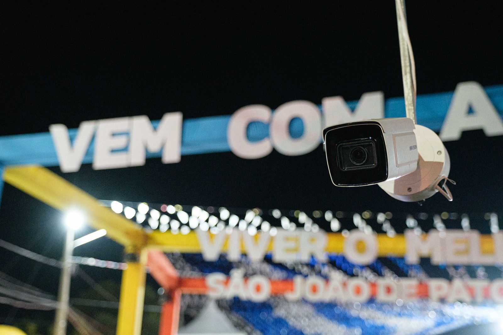 Pela primeira vez, segurança do São João de Patos conta com monitoramento aéreo por drones