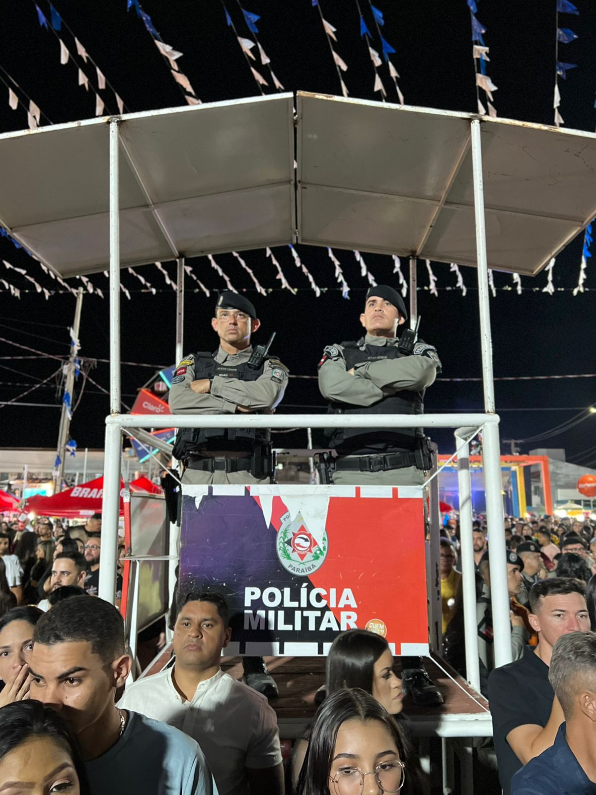 Polícia Militar segue atuando em mais uma noite de São João, em Patos-PB