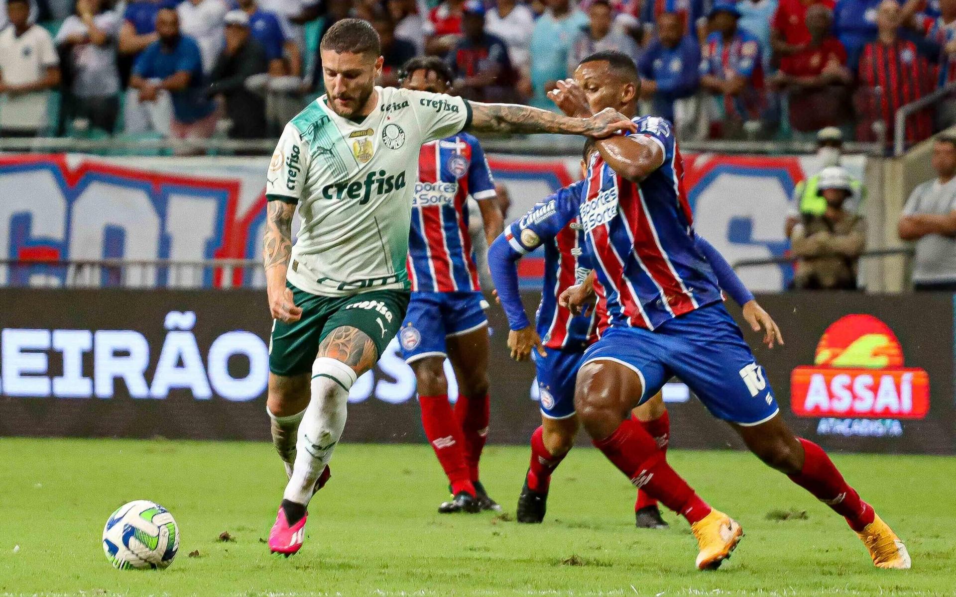 Bahia bate o Palmeiras, e resultado pode tirar o Verdão da vice-liderança do Brasileirão