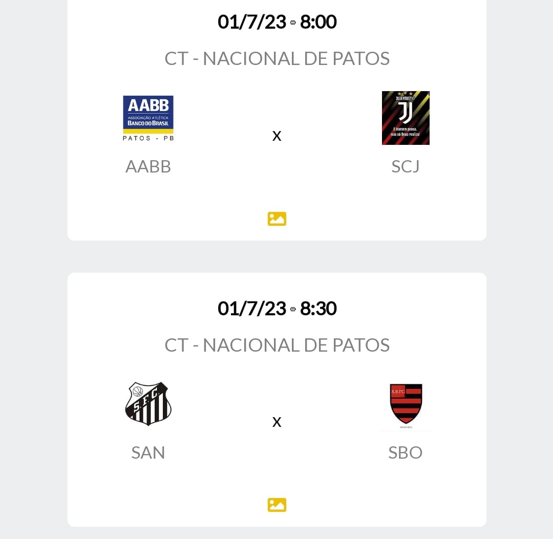 Tabela da Copa Carreiro do Sertão Sub 13, que acontecerá em Patos, é divulgada