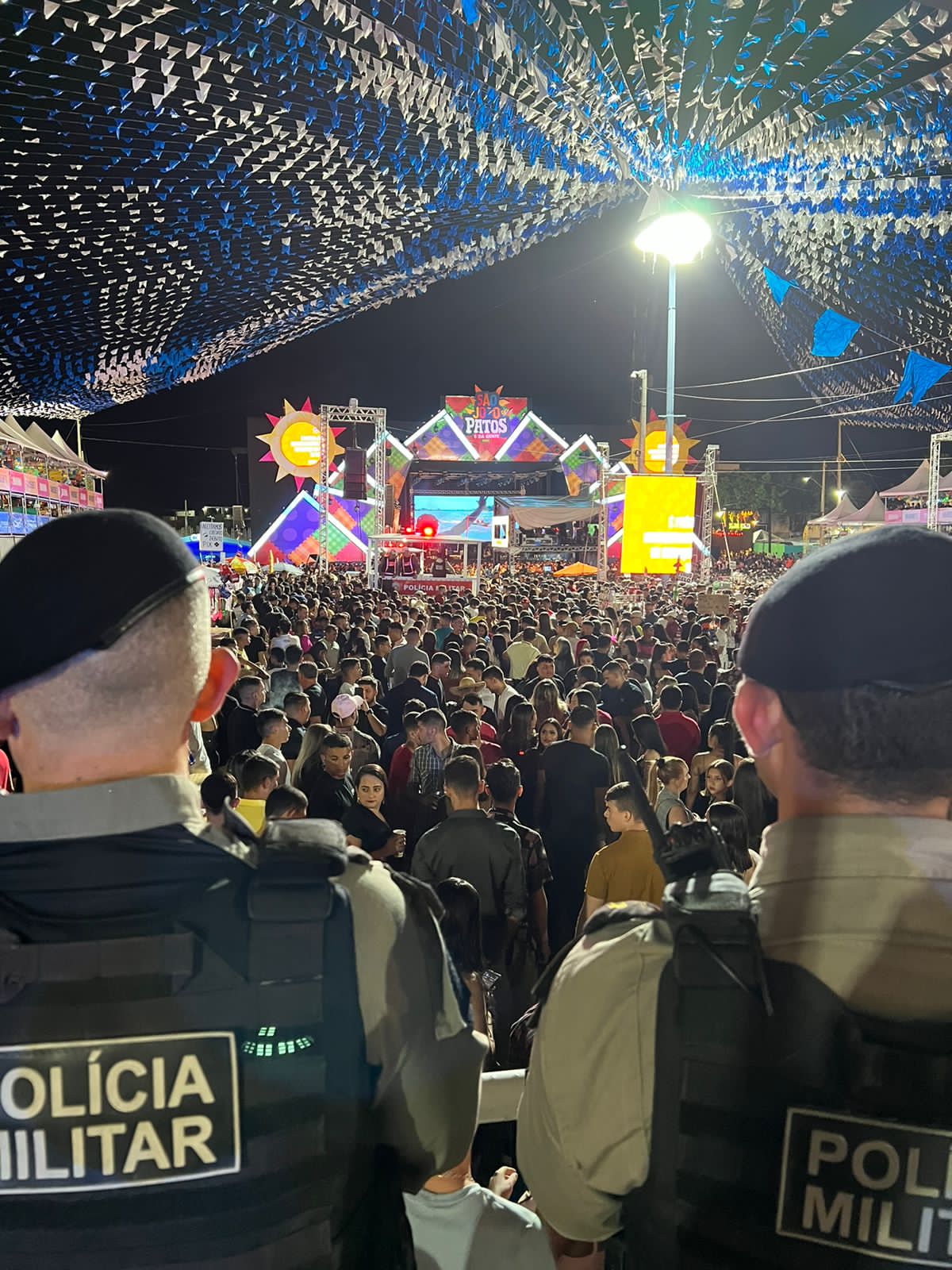 Forças de segurança mantém estratégias e garantem segurança de mais uma noite de festa em Patos-PB