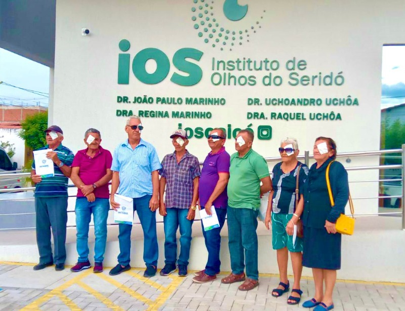 Prefeitura de São Mamede realiza cirurgias de catarata no Instituto de Olhos do Seridó
