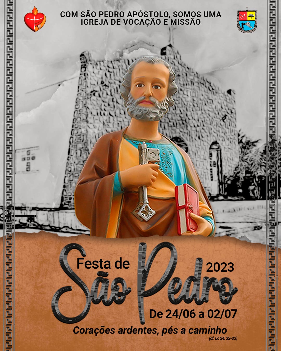 Tradicional Festa de São Pedro terá início neste sábado (24) no bairro Jatobá, em Patos