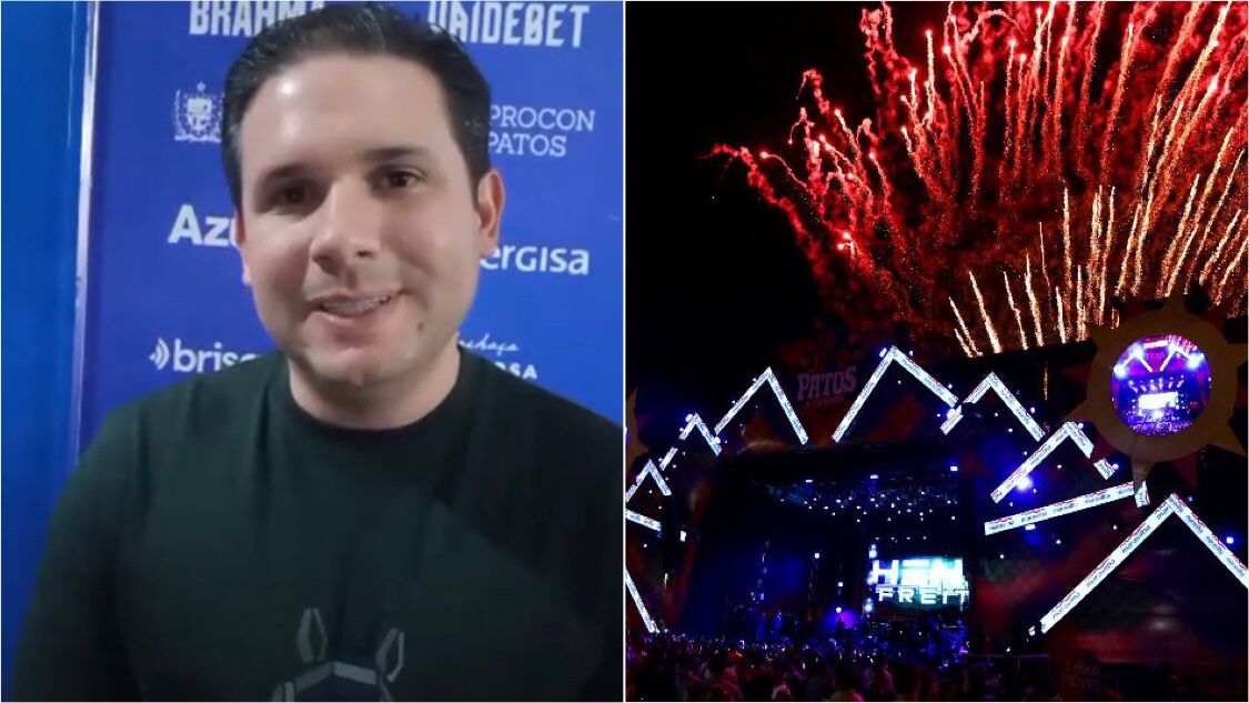 Deputado Hugo Motta faz avaliação positiva do São João de Patos e diz que evento se consolida como um dos maiores do Brasil. VÍDEO