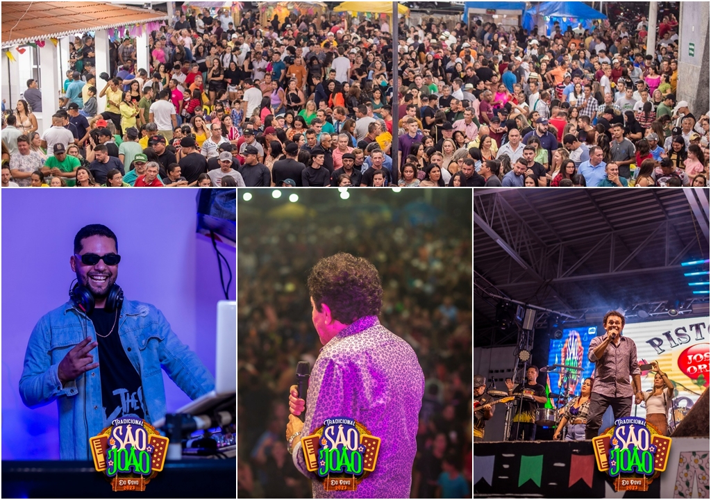 Santa Terezinha- PB: Grande público marca presença no show de José Orlando no São João. Veja as imagens 