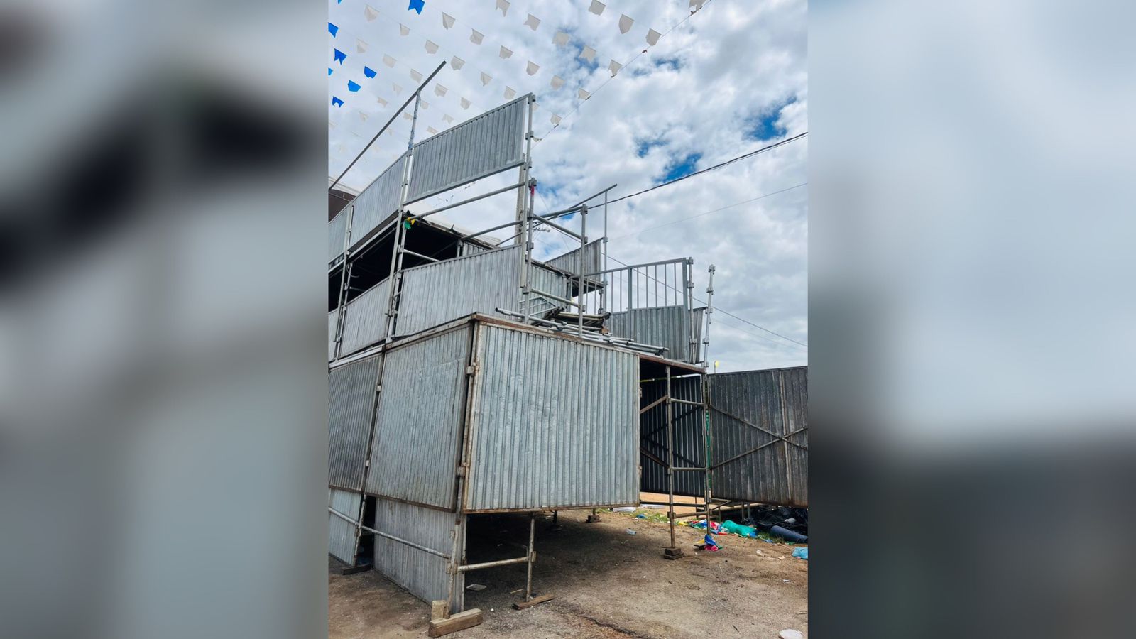 Cidadão que comprou camarote no São João de Patos alega que pertences sumiram durante desmontagem da estrutura; representante da empresa se pronuncia