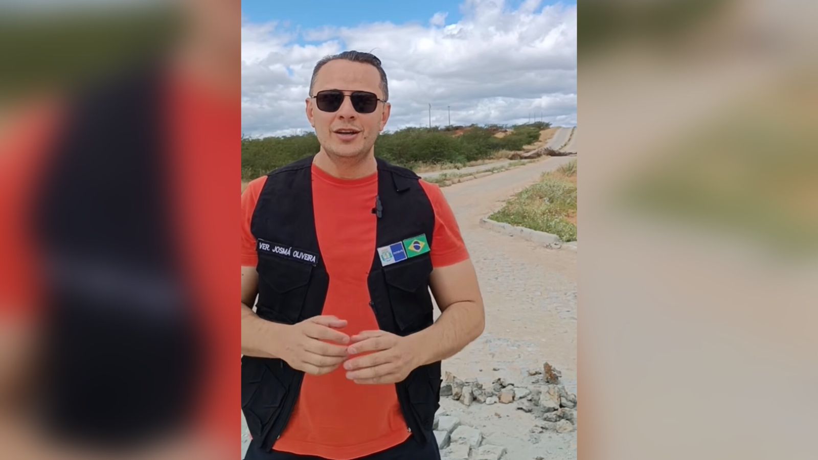 Vereador Josmá denuncia que obra de pavimentação no bairro dos Estados está sofrendo processo de desmanche poucos dias após ser construída