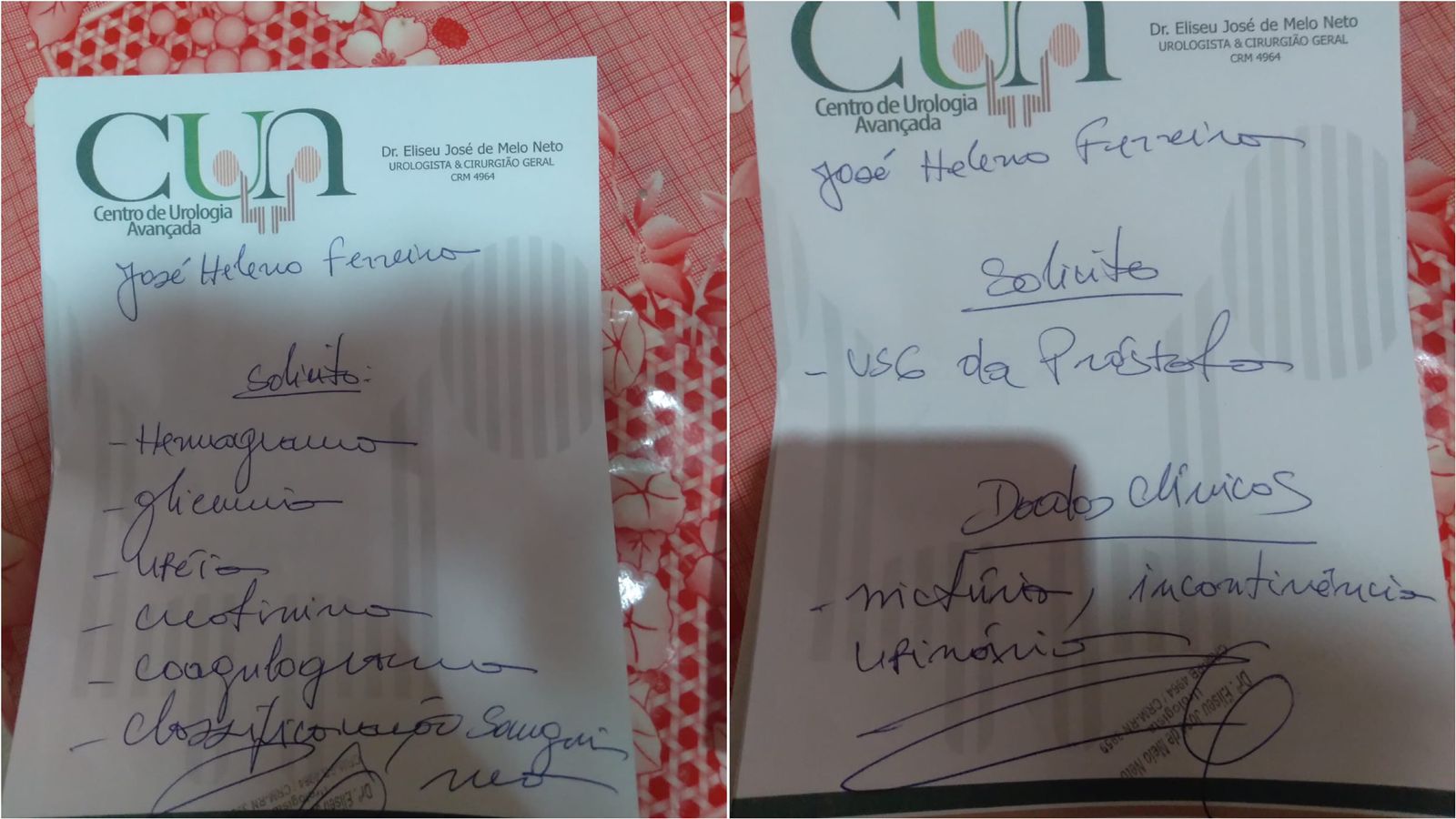 Homem pede ajuda para conseguir fazer exames e realizar cirurgia na próstata, em Patos