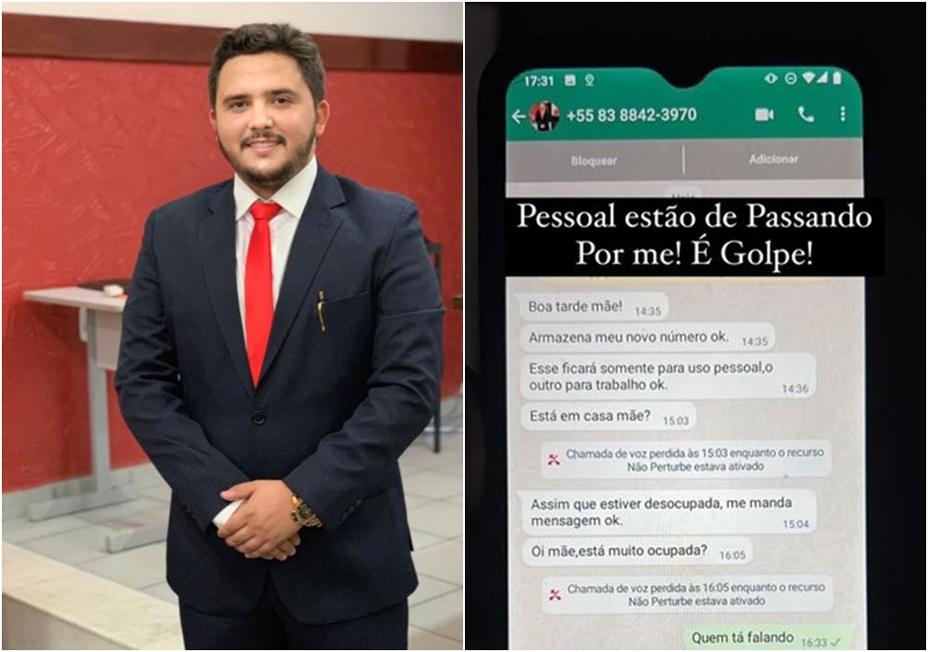 Advogado patoense e familiares alertam sobre tentativas de golpes por meio do WhatsApp