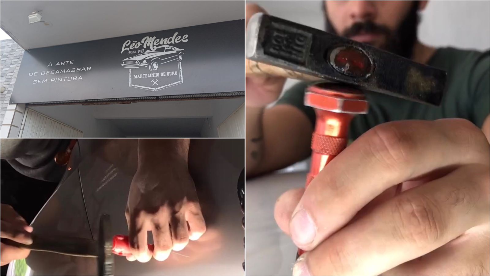 Conheça Léo Mendes Martelinho de Ouro: Restaurando veículos com maestria e preservando a pintura original do seu veículo