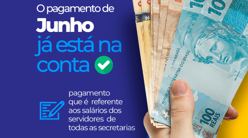 Prefeitura de Catingueira paga salários referente ao mês de junho aos funcionários municipais