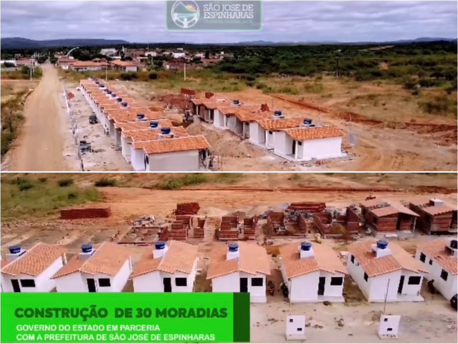 Governo e Prefeitura aceleram construção de moradias populares em São José de Espinharas, serão beneficiadas 30 famílias na primeira etapa