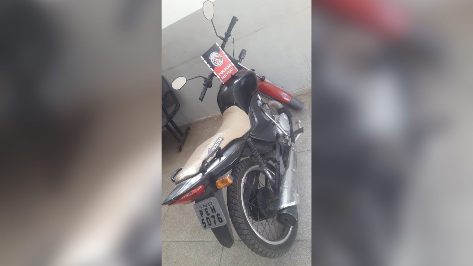 Polícia Militar apreende veículo com indícios de adulteração durante Operação Paradigma, em Teixeira-PB