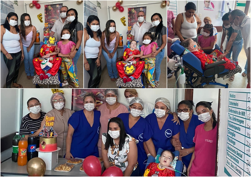 Aniversário de super-herói: Hospital Infantil Noaldo Leite celebra a vida de Felipe Filho