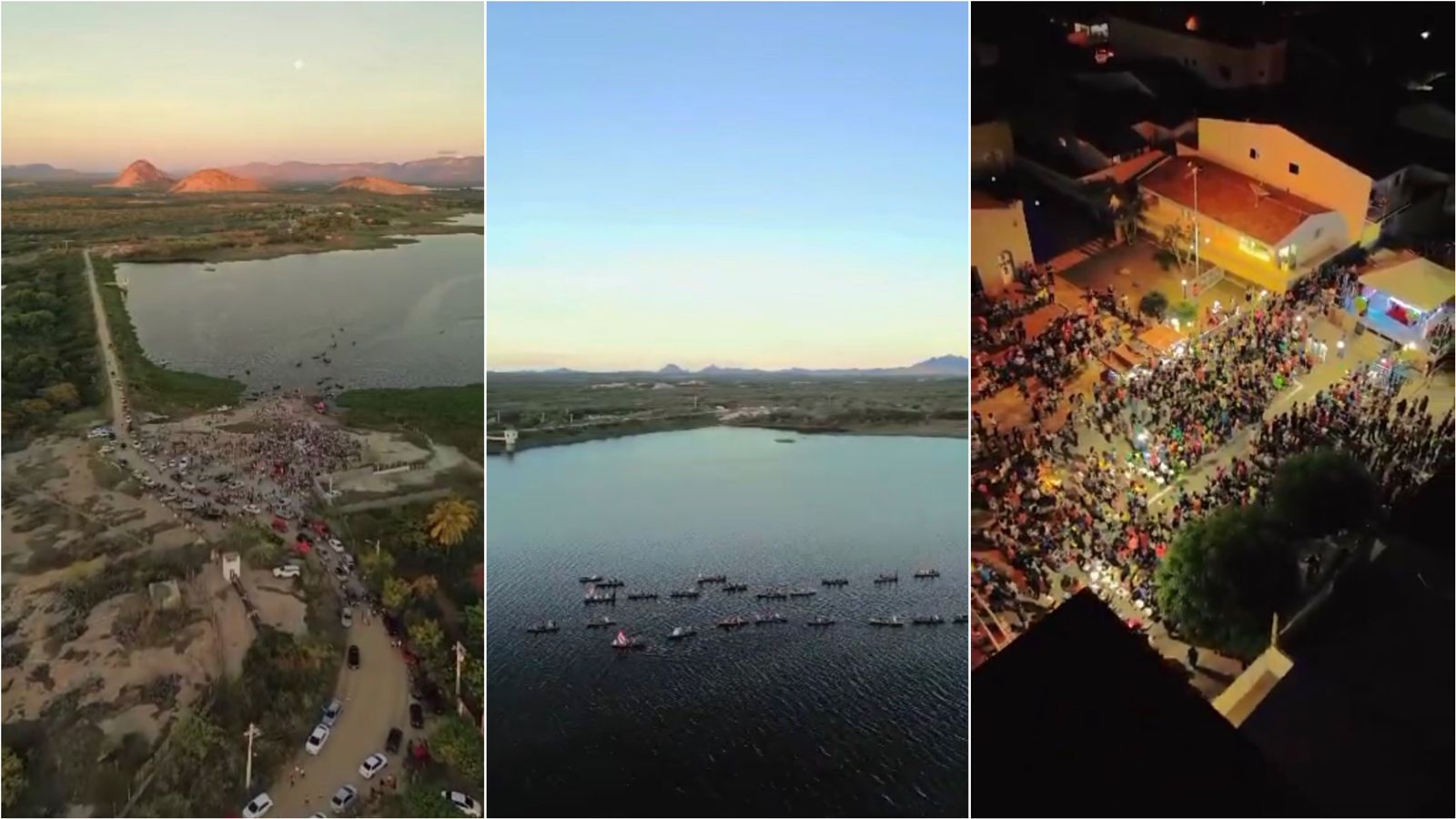 Confira imagens aéreas da procissão de encerramento da Festa de São Pedro, no último domingo (02), em Patos. VÍDEO