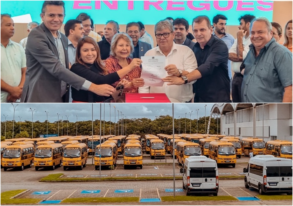 Prefeita de Quixaba participa da entrega de ônibus escolar e destaca compromisso com a educação municipal