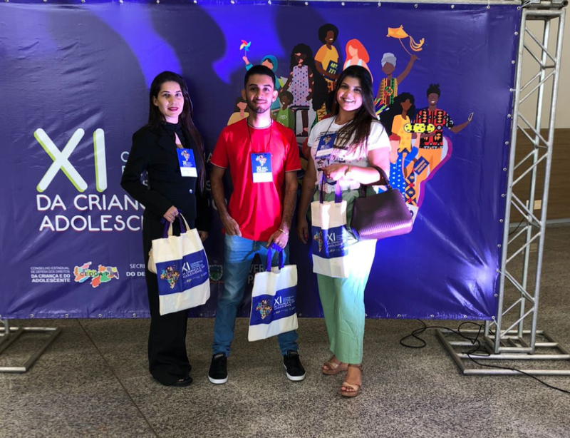 Representantes da Secretaria de Ação e Assistência Social de Passagem participam de Conferência sobre Direitos de Crianças e Adolescentes